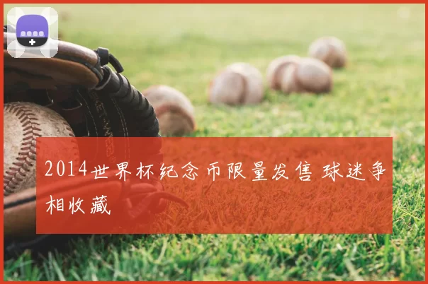 2014世界杯纪念币限量发售 球迷争相收藏