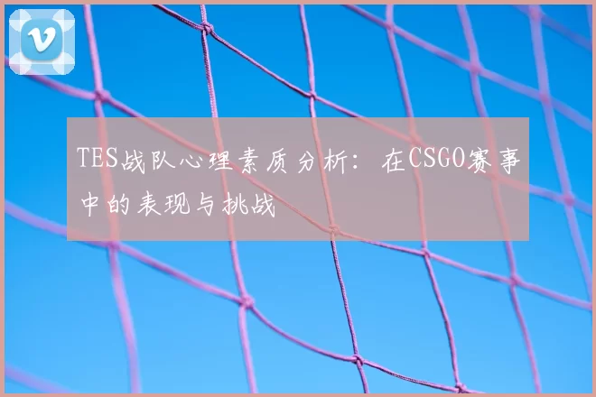 TES战队心理素质分析：在CSGO赛事中的表现与挑战